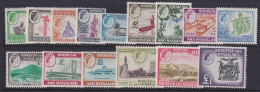 Rhodesia & Nyasaland, Scott 158-171 (SG 18-31), MLH - Rhodésie & Nyasaland (1954-1963)