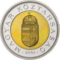 Hongrie, 100 Forint, 2001, Budapest, Bimétallique, SPL, KM:721 - Ungarn