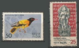 India - 1975 - 2 Different Commemoratives   - USED.  - ( Condition As Per Scan ) ( OL 09/03/2014 ) - Gebruikt