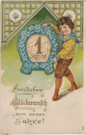 CPA - Illustrateur  - Style Viennoise- Enfant  - Gaufrée - Avant 1900