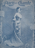 Revue PARIS QUI CHANTE N°196  Du 21 Octobre 1906     Couverture YOLANDE YRIS    (CAT4088 /196) - Música