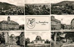 73031483 Sonneberg Thueringen Kappelblick Panorama Schlossberg Rathaus SVK Und P - Sonneberg