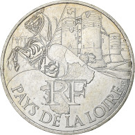 France, 10 Euro, Pays De La Loire, 2011, Paris, Argent, SPL, KM:1746 - France