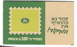 Israel Booklet Mnh ** 1970 7 Euros - Libretti