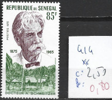 SENEGAL 414 ** Côte 2.50 € - Albert Schweitzer