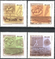 Mint Stamps  Sports Facilities Spaces For Sports  2012 From Brazil Brasil - Ungebraucht