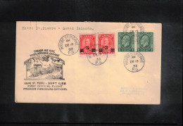 Canada 1933 Canada Air Mail - First Official Flight Havre St.Pierre - Seven Islands - Premiers Vols