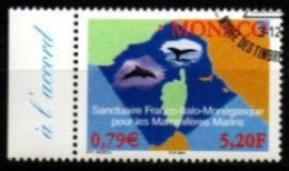 MONACO    -  2000 .   Y&T N° 2287 Oblitéré. Sanctuaire Pour Mammifères Marins - Used Stamps