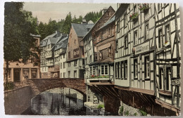 Monschau/Montjoie, Fachwerkhäuser An Der Rur, 1959 - Monschau