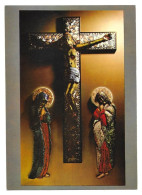 Emaux Limousins - Crucifixion - Hauteur 2,25m - Jean Betourne # 10-20/5 - Objets D'art