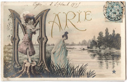 MARIE - Les Noms Illustrés De La Marque ETOILE - CPA - 1905 - Nombres