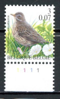 BE  2920  XX   ----   Oiseau Buzin : Pipit Farlouse   --  N° De Planche  1 - 1991-2000