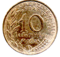 10 Centimes 1963 - 10 Centimes