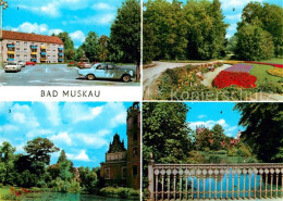 73015299 Bad Muskau Oberlausitz Platz Des Friedens Park Moorbad Schlossruine Bad - Bad Muskau