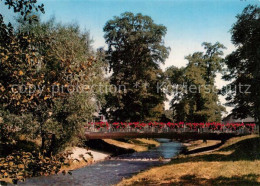 73012344 Krozingen Bad Neumagen Bruecke Blumen Krozingen Bad - Bad Krozingen