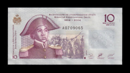 Haití 10 Gourdes Commemorative 2004 Pick 272a Sc Unc - Haïti