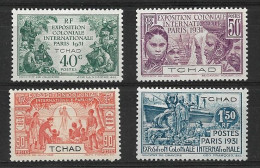 TCHAD 1931 Exposition Coloniale De Paris MNH - 1931 Exposition Coloniale De Paris