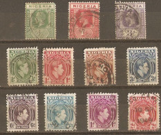 Nigeria 1914/1938 - Petit Lot De 11 Timbres Oblitérés - Nigeria (...-1960)