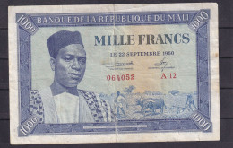 Mali 1000 Fr   Fine  See Scan  AOF - Autres - Afrique