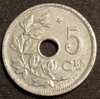 BELGIQUE - BELGIUM - 5 CENTIMES 1932 - Légende FR - Avec étoile - Albert Ier - Type Michaux - KM 93 - 5 Cent