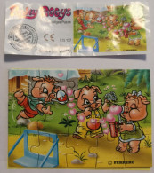 Kinder :  615137   Pinky Piggys 2000 - BPZ - Puzzels