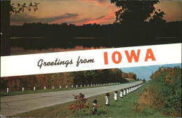11491869 Des_Moines_Iowa Panorama At Sunset Highway - Sonstige & Ohne Zuordnung