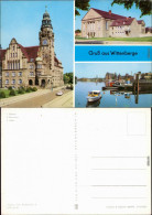 Wittenberge 1. Rathaus, 2. Kulturhaus, 3. Hafen 1974 - Wittenberge