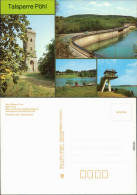 Pöhl Talsperre Sperrmauer, Bungalowsiedlung Rodlera, Rettungsturm Des DRK 1988 - Pöhl