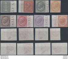 1866 Italia VE II Prove D'archivio 8v. MNH Sassone N. P14/22 - Other & Unclassified