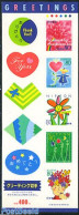 Japan 1995 Greeting Stamps 5v S-a Foil Sheet, Mint NH, Various - Greetings & Wishing Stamps - Unused Stamps