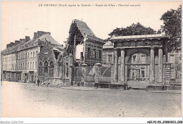 AGIP2-59-0089 - LE-CATEAU - Après La Guerre - Ecole Des Filles - Marché Couvert  - Le Cateau