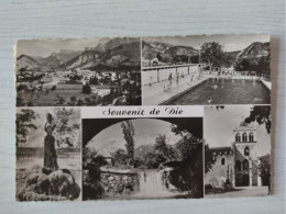 CPA 24 Drôme Die: Vue Générale Souvenir Piscine Cascades (circulé) - Die