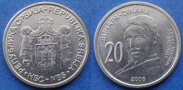 SERBIA - 20 Dinara 2006 "Nikola Tesla" KM# 42 Republic (2003) - Edelweiss Coins - Serbia