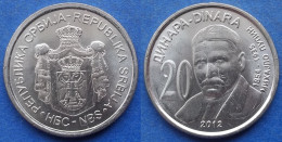 SERBIA - 20 Dinara 2012 "Mihajlo Pupin" KM# 62 Republic (2003) - Edelweiss Coins - Servië