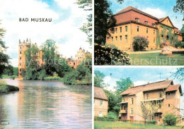 72997167 Bad Muskau Oberlausitz Schlossruine Moorbad Turmvilla Bad Muskau Oberla - Bad Muskau