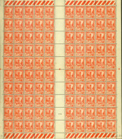 Tunisie 1939 - Colonie Française- Timbres Neufs. Yvert Nr.: 208. Feuille De 100 Avec Coin Date 16/8/39.. (EB) AR-02648 - Ungebraucht