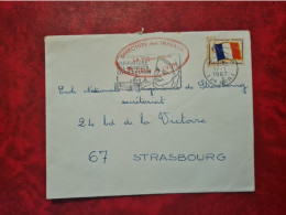 LETTRE FRANCHISE MILITAIRE LYON RP 2° ARR. DIRECTION DES TRAVAUX DUGENIE - Otros & Sin Clasificación