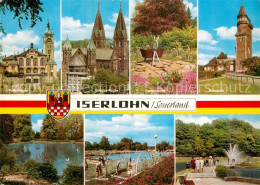 72993823 Iserlohn Danzturm Park Foentaene Aloysius Kirche Eselsbrunnen Park Thea - Iserlohn