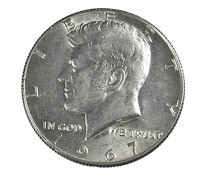 Half Dollar - Kennedy - USA - 1967  - Argent-Cuivre  - TTB - - 1916-1947: Liberty Walking