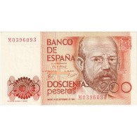 Espagne, 200 Pesetas, 1980, 1980-09-16, KM:156, NEUF - [ 4] 1975-… : Juan Carlos I