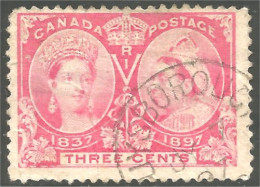 970 Canada 1897 3c Diamond Jubilee (30) - Gebraucht