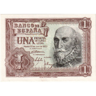 Espagne, 1 Peseta, 1953, 1953-07-22, KM:144a, NEUF - 1-2 Peseten