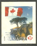 Canada Drapeau Flag Cliff Falaise Arbre Tree Baum Arbor Chemainus Mint No Gum (443) - Used Stamps