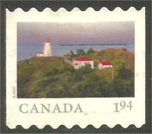 Canada Swallowtail Lighthouse Grand Manan Island Phare Lichtturm Coil Roulette Mint No Gum (449) - Usati