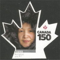 Canada 150 Feuille Erable Maple Leaf Nunavut Mint No Gum (143) - Usados