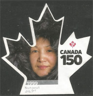 Canada 150 Feuille Erable Maple Leaf Nunavut Mint No Gum (144) - Indianen