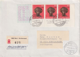 R Brief  Bern - Konolfingen Postlagernd       1980 - Lettres & Documents