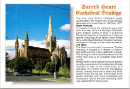 11-5-2024 (4 Z 41) Australia - VIC - Bendigo Cathedral (posted With Roses Stamp) - Churches & Cathedrals