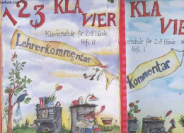 123 Kla Vier - Klavierschule Fur 2-8 Hande - 2 Volumes : Heft I + Heft II - Lehrerkommentar - CLAUDIA EHRENPREIS - ULRIK - Andere & Zonder Classificatie