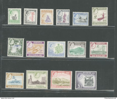 1959-62 Rhodesia E Nyasaland - Stanley Gibbons N. 18-31 - 15 Valori - MNH** - Autres & Non Classés